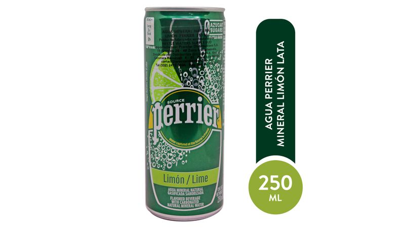 PERRIER SLIM CANS LIMA LATA 250 ML