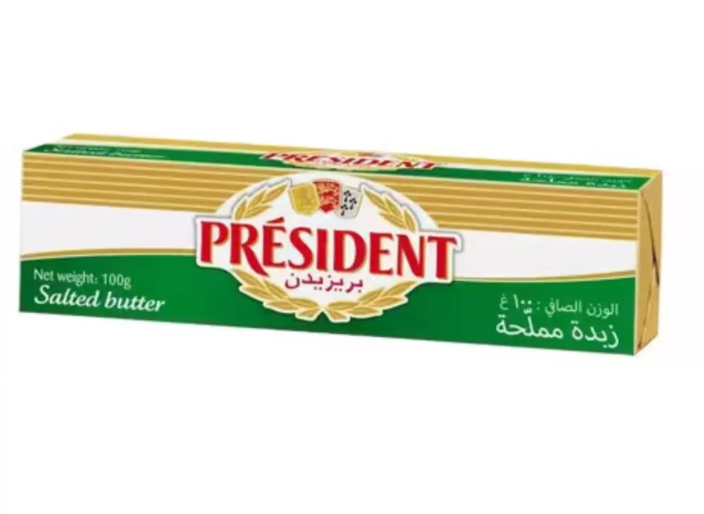 PRESIDENT MANTEQUILLA SAL BARRA 100 G