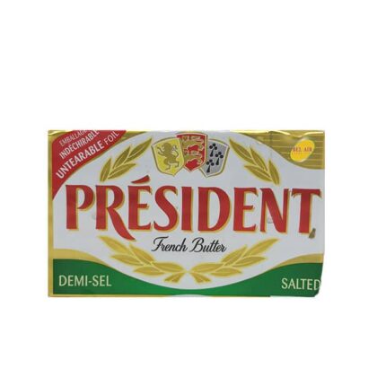PRESIDENT MANTEQUILL SAL PLAQUE 200 G