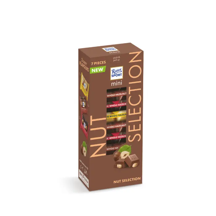 RITTER SPORT MINI NUT SELECTION TOWER 116 GR
