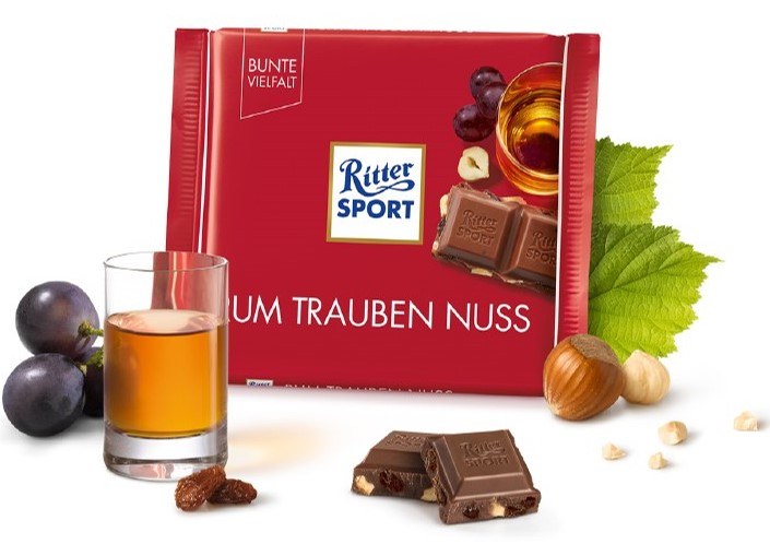 RITTER SPORT RON PASA AVELL 100G
