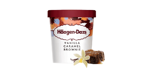[041022] HAAGEN DAZS VAIN CARAMELO BROWNIE 16 OZ