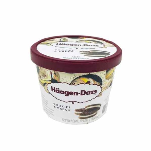 [041012] HAAGEN DAZS COOKIES CREAM 100 ML