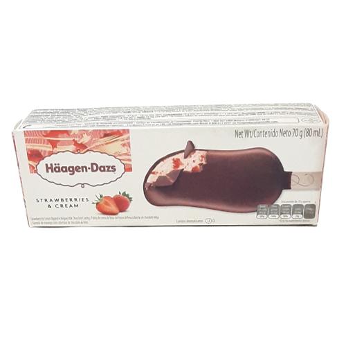 [042002] HAAGEN DAZS STRAWBERRY ICE CRE BAR 70 G
