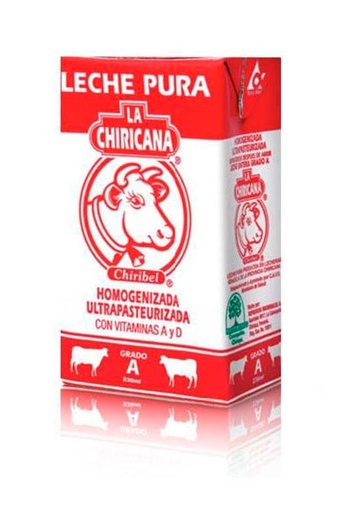 [290185] CHIRICANA LECHE ENTERA 236 ML
