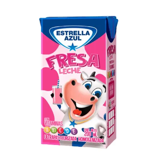 [290335] ESTRELLA AZUL FRESA LECHE 200ML