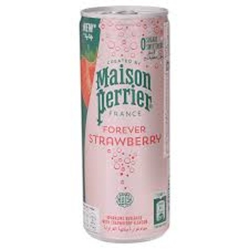 [115022] PERRIER SLIM CAN STRAWBERRY 250ML