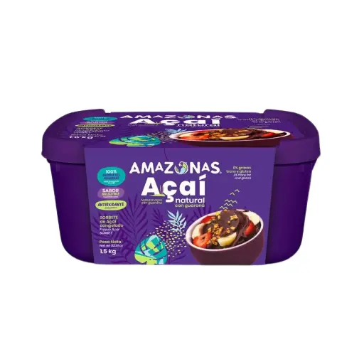 ACAI NATURAL GUARANA SIN AZUCAR 1.5KG