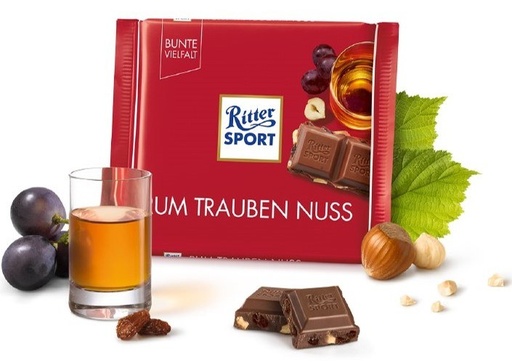 RITTER SPORT RON PASA AVELL 100G